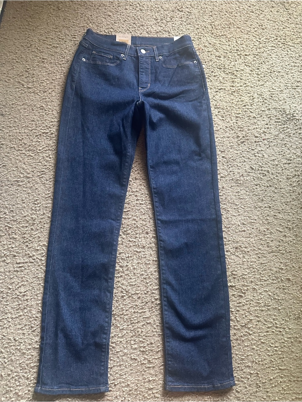 ✨Levi's Women's Straight Leg Jeans in Deep Blue Denim NWT Size 27